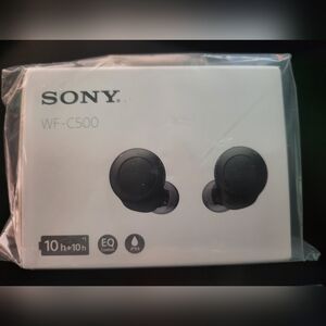 NEW Sony WF-C500 Truly Wireless In-Ear Bluetooth Headphones - Black